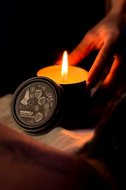 شمع ماساژ ریلکسی فلزی 180میلی