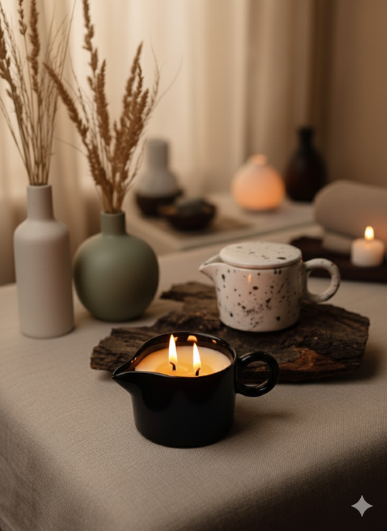 شمع ماساژ ریلکسی 150 سرامیکی میلی نارمیلا